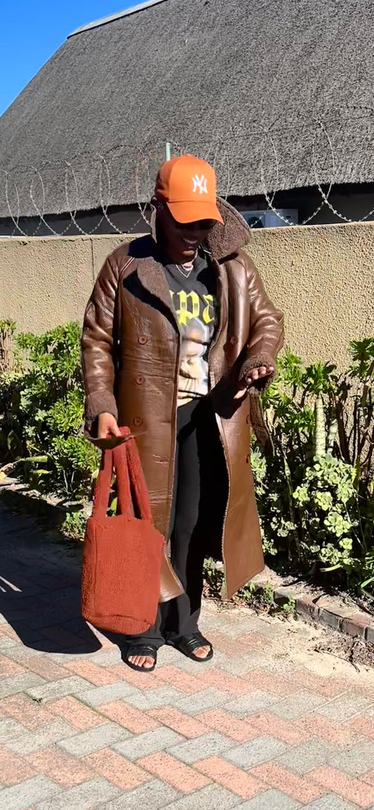 Classic Brown Double-breasted Trench Coat