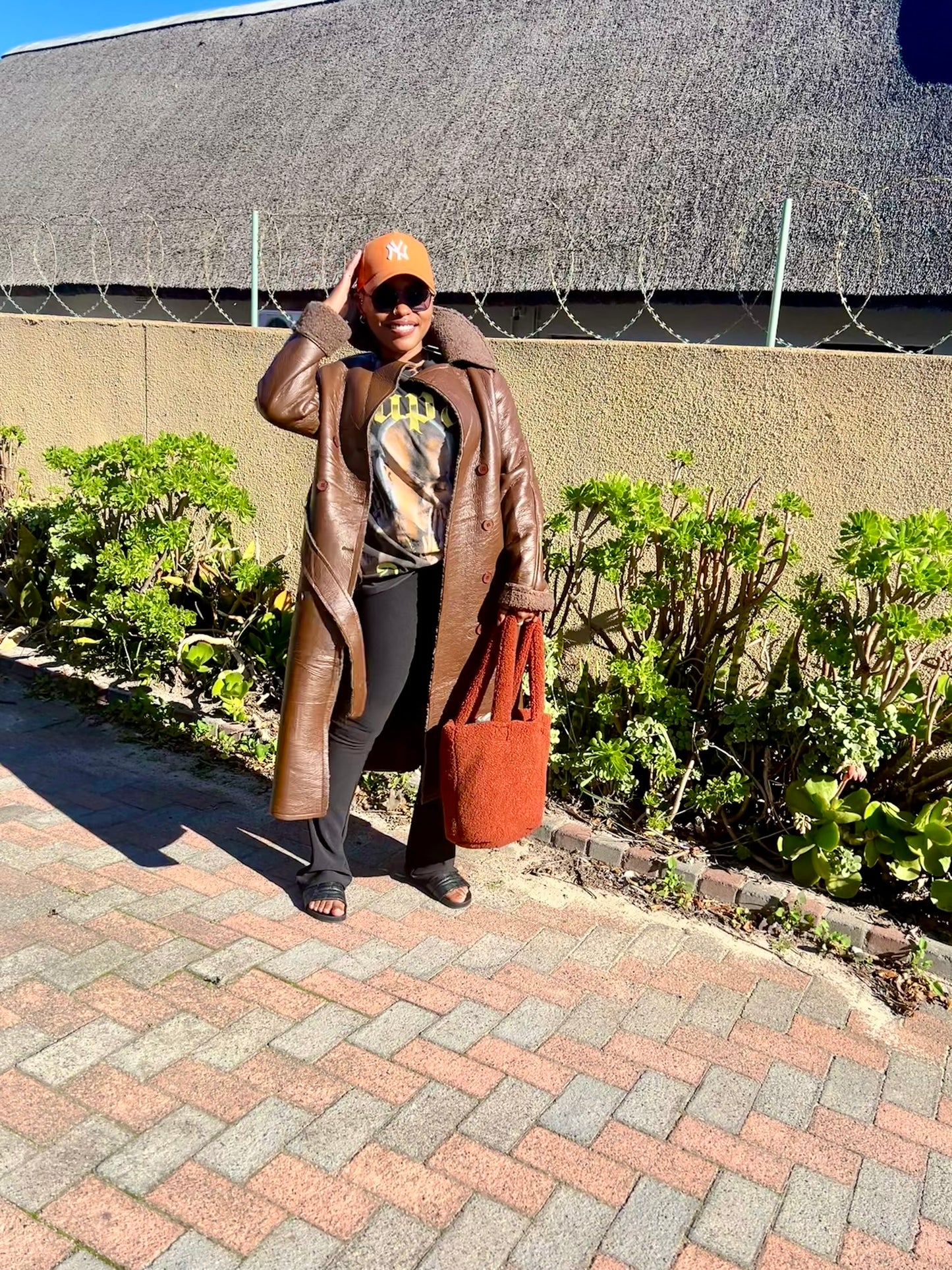 Classic Brown Double-breasted Trench Coat