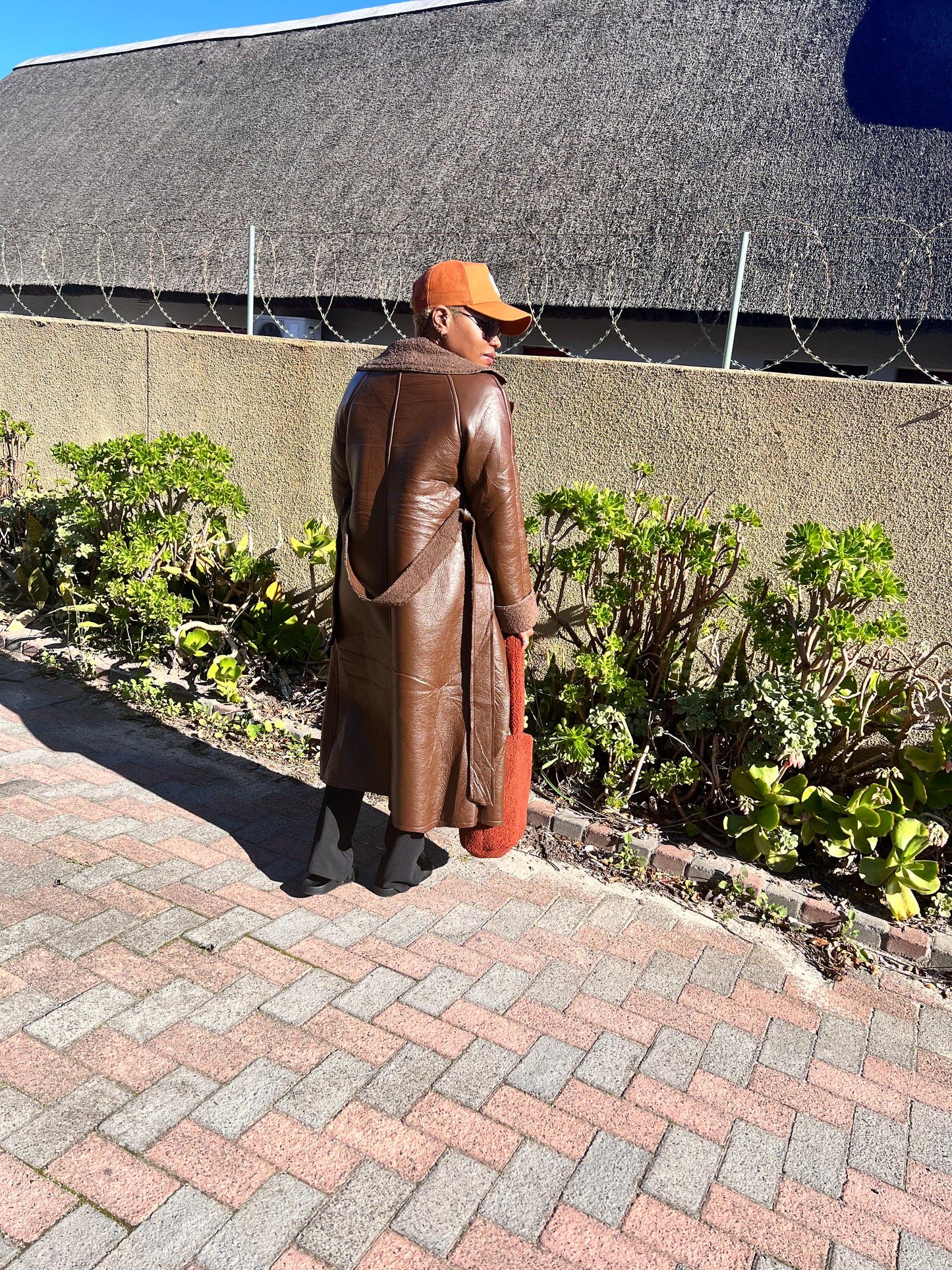 Classic Brown Double-breasted Trench Coat